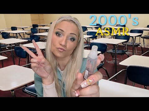 ASMR Your BFF Does Your Makeup in 2000's in Class (Friend Roleplay, Personal Attention)