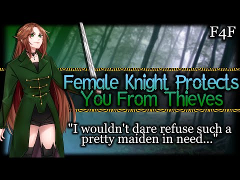 Protective Knight Saves You From Thieves[Flirty][Dominant] | Medieval Lesbian ASMR Roleplay /F4f/