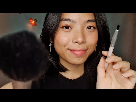 ASMR Gently Brushing On You to Relax Your Face ✧