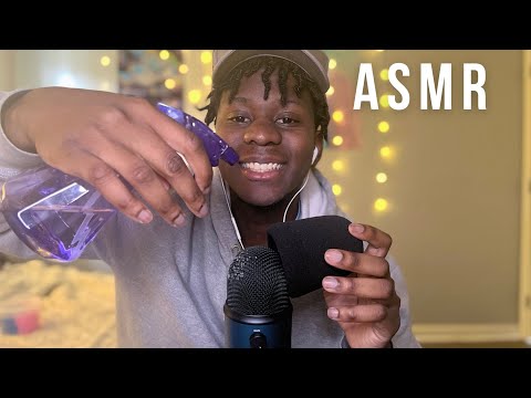 ASMR Click This Video For Heavenly Mic Triggers! (Water spray, Mic pumping etc)
