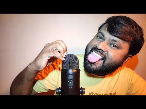 ASMR Mic Scratching and Mouth Sounds
