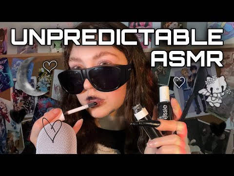 AsMr | Black Triggers ONLY! 🖤 ( lipgloss, manga tracing, mouth sounds, invisible slime )
