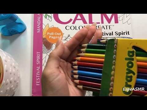 ASMR coloring for relaxation and sleep