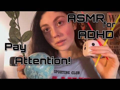 ASMR for ADHD! CLICK HERE if YOU Get Bored Easily/Can’t Focus | Pay Attention and Multitasking Games