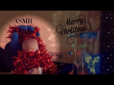 ASMR Tinsel On The Mic🎤💤With Rubber Gloves👂Very Tingly