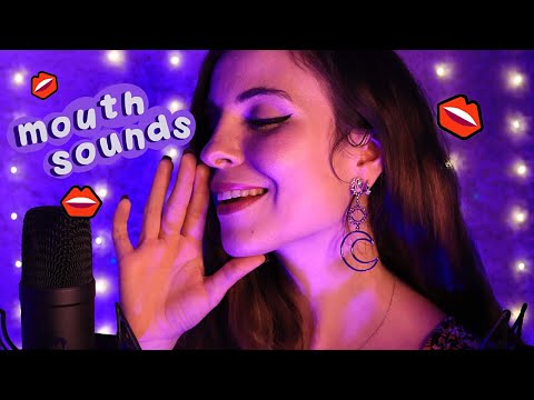 👄 ASMR | MOUTH SOUNDS, KISSES & INAUDIBLE (+ Face Brushing, Tapping) 👄