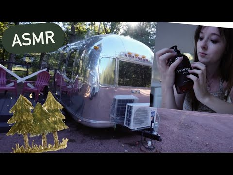 ASMR Tapping in a airstream🌲⛺️