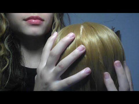 ASMR - Gentle Hair Play and Brushing with Soft Whispers