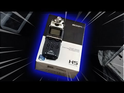 O Microfone profissional chegou! – ASMR Unboxing Zoom H5 Handy Recorder