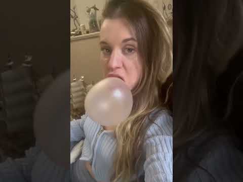 ASMR U R ⭐️ STAR Hubba Bubba ~ Blowing Big Bubble Gum