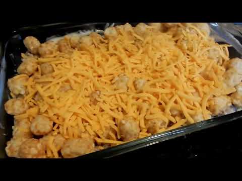 Cooking Vlog| Easy Tater Tot Casserole