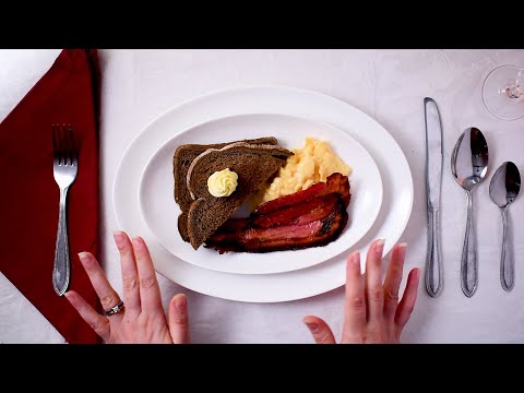 ASMR Restaurant Role Play (The Meat-Eater's Breakfast)