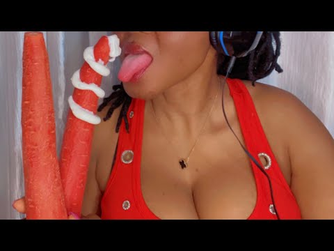 ASMR - CARROT WITH MEYO 🥕 [eating sounds]