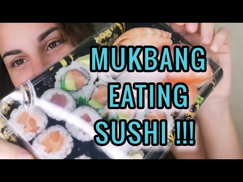 #MUKBANG EATING SUSHI #ASMR