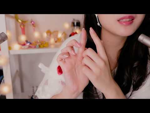 ASMR hand sounds and whispers  🖖🏻