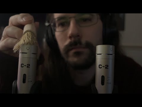 asmr | four kinds of microphone brushing (no talking)