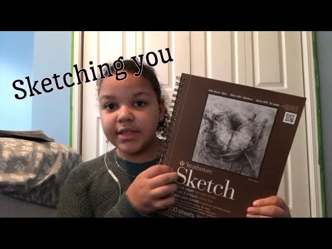 ASMR- artist sketches you| just for fun (role-play)
