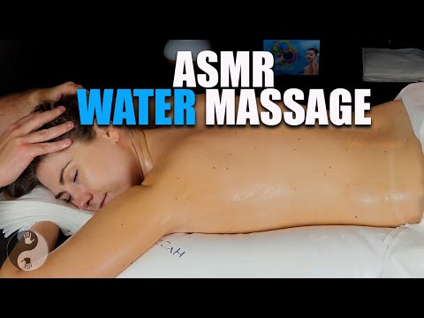 ASMR FULL BODY MASSAGE ON Water with soothing music