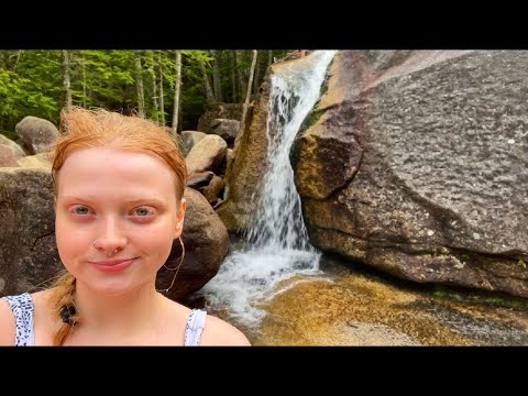 ASMR~MY NEW HAMPSHIRE TRIP~NATURE~REAL WATERFALL SOUNDS 💦🌿🌅