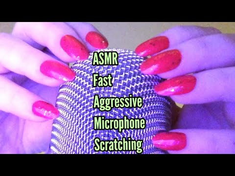 ASMR Aggressive Microphone Scratching(No Talking)