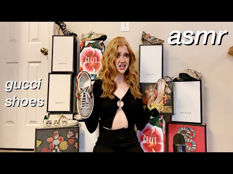 ASMR - $10,000 GUCCI SHOE HAUL!!! Which pair is your fav???