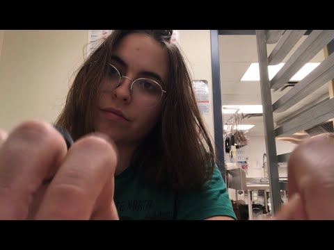 Trying out ASMR at work fast and AGGRESSIVE