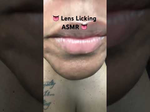 Lens Licking ASMR | Wet Mouth Sounds