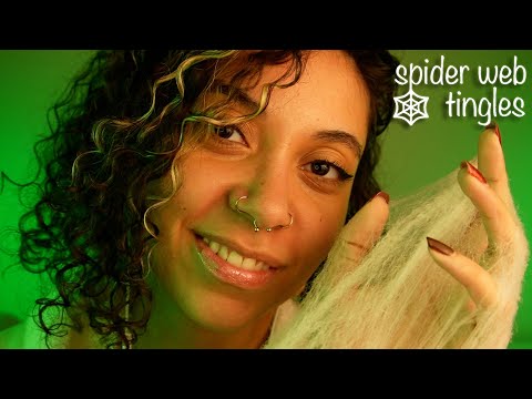 *SPIDER WEB TINGLES* Plucking & Pulling (intense visuals & close ear to ear whisper) ~ ASMR
