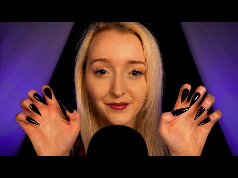 ASMR Mic Scratching w/ Long Nails & Whispers