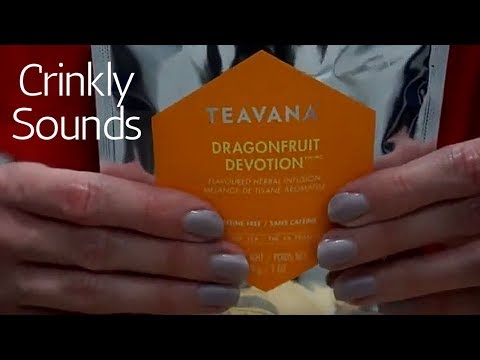 [ASMR] Crinkly Tea/Coffee Bags and Packets