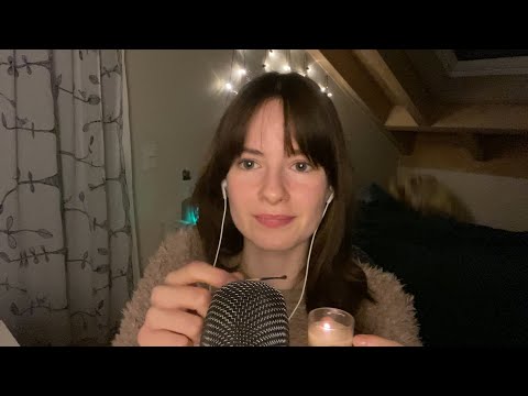 ASMR that will make you fall asleep ☾ | close-up whispers, tapping, face brushing