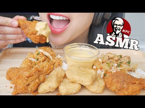 ASMR Ultimate KFC Thailand (FRIED CHICKEN CRUNCH EATING SOUNDS) NO TALKING | SAS-ASMR
