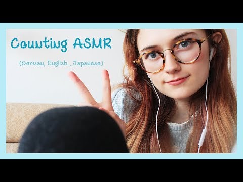 ASMR Counting in German, English, and Japanese 🌎