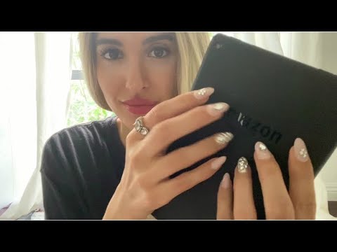 ASMR Trivia Questions & Answers Whispered from My Tablet with Tapping