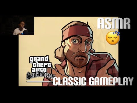 [ASMR] GTA San Andreas gameplay (5) // plastic sounds, controller sounds
