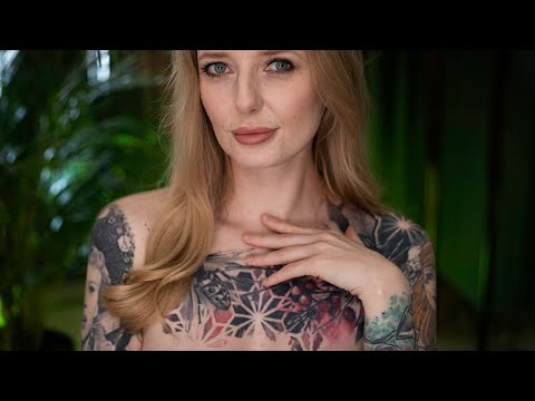 ASMR Body Triggers & Fabric Scratching (my damaged crunchy knee, collarbone tapping, tattoo tracing)
