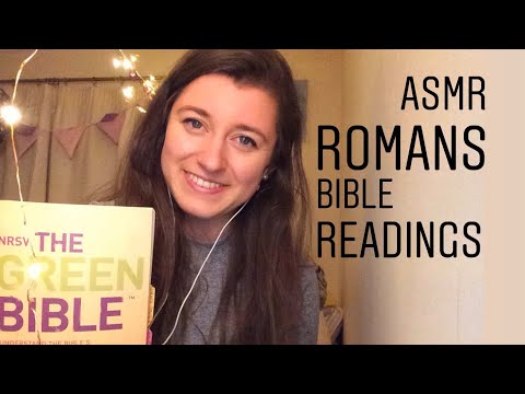 ASMR ROMANS 1-3 BIBLE READING | prayer, whispers, tingles