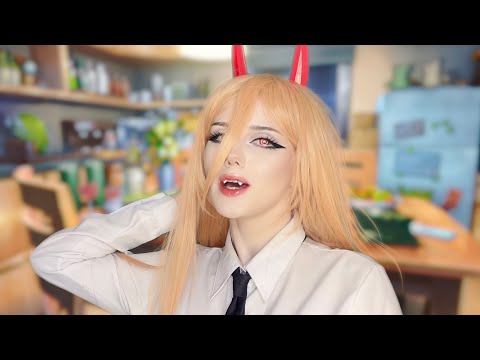 Power trying her first ASMR *funny*