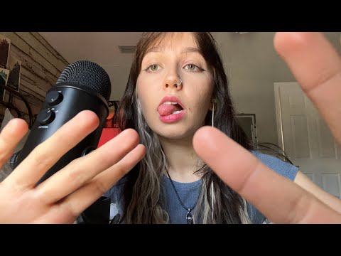 ASMR | FAST and AGGRESSIVE hand sounds + positive affirmations 🤍🎧