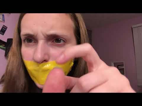 ASMR DUCT TAPE TALKING AND PERSONAL ATTENTION TRIGGERS