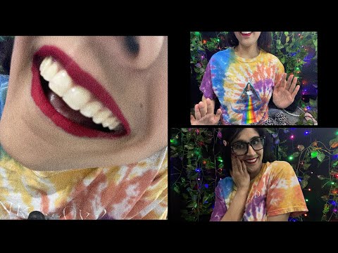 ASMR Mouth Sounds and Hand Movements 💘