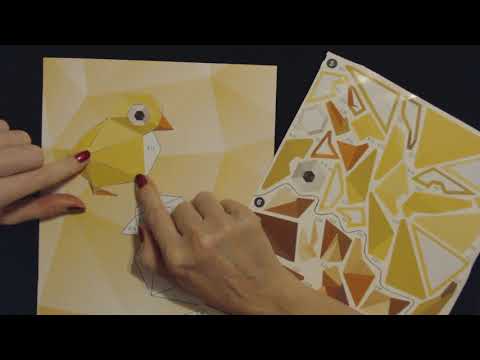 ASMR | Creating Sticker By Number Pictures (Whisper)