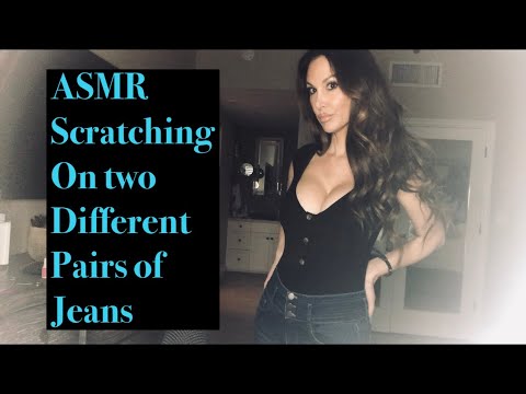 ASMR JEAN TRY ON HAUL #SCRATCHING