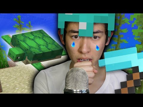 I lost my turtle in Minecraft.. (ASMR)