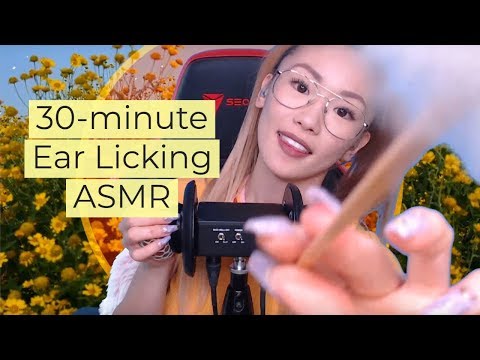ASMR | 30 Min Ear Licking & Mouth Sounds  💋