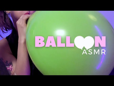ASMR 🎈Blowing Up Balloons | Latex Sounds (No Talking)