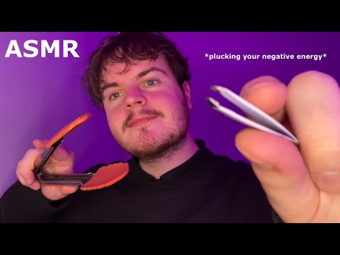 ASMR Fast & Aggressive Negative Energy Removal (Mouth Sounds, Hand Sounds, Visualisations)