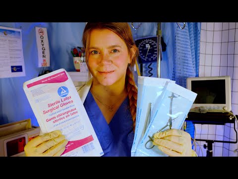 Cozy Hospital Medical Training Module #1 : Emergency Room Suturing | Medical ASMR