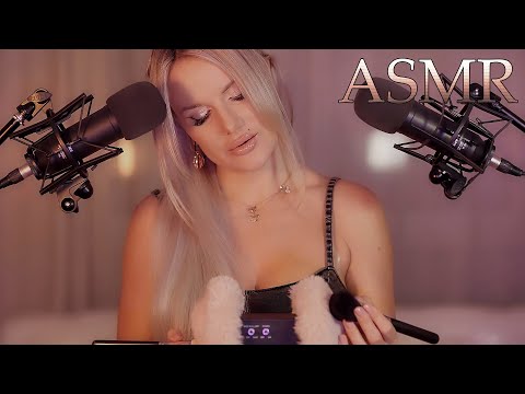 ASMR 💜 Gentle Ear Attention and Slow Ear to Ear Whispering 💜 Until You Fall Asleep 😴😴😴