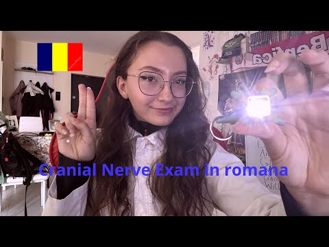 ASMR | Cranial Nerve Exam în Limba Română 🧠🇷🇴